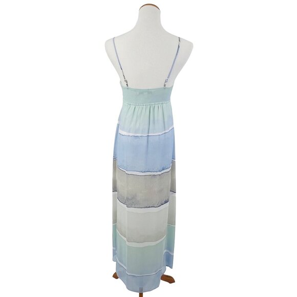 Lauren Conrad Pastel Watercolor Empire Waist Maxi Dress - Picture 7 of 14